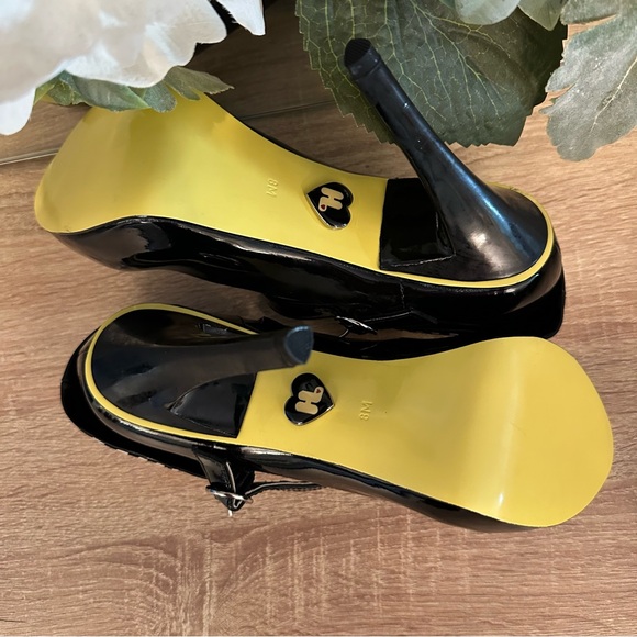 HARAJUKU LOVERS DIAMOND BLACK STILETTO HEELS BY GWEN STEFANI - Picture 11 of 13